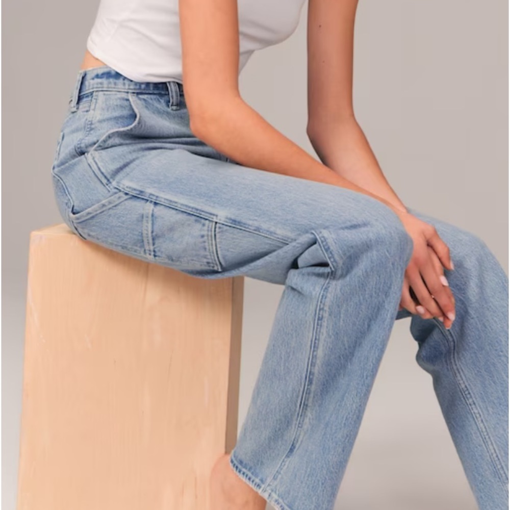ABERCROMBIE HIGH RISE 90s RELAXED (cargo)